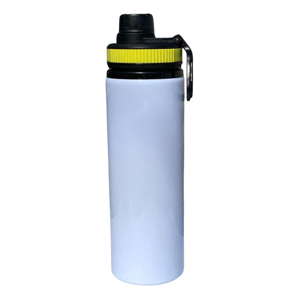 Botella Blanca Aro De Color 750ml Alum.sublimar Sublimacion