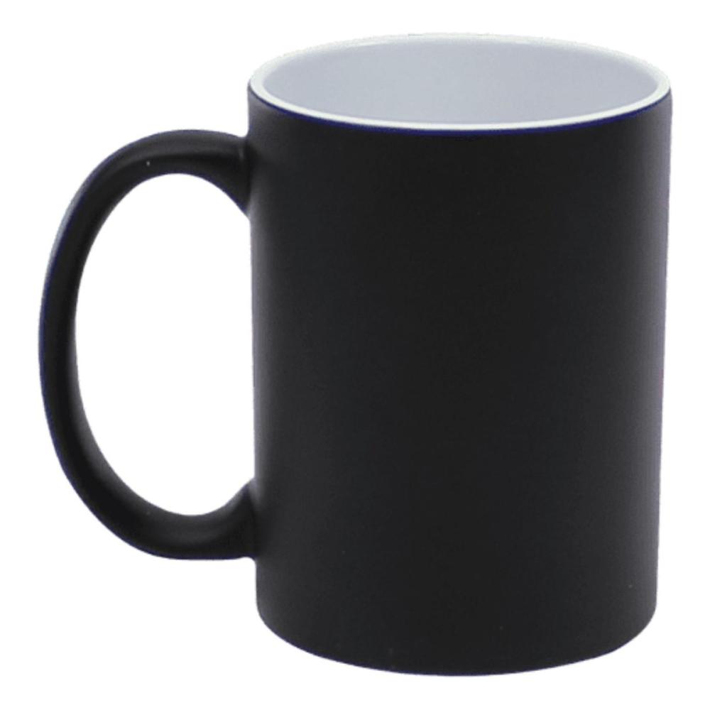 Taza Magica Negra 15 Oz Colormake Sublimacion 6 Pz