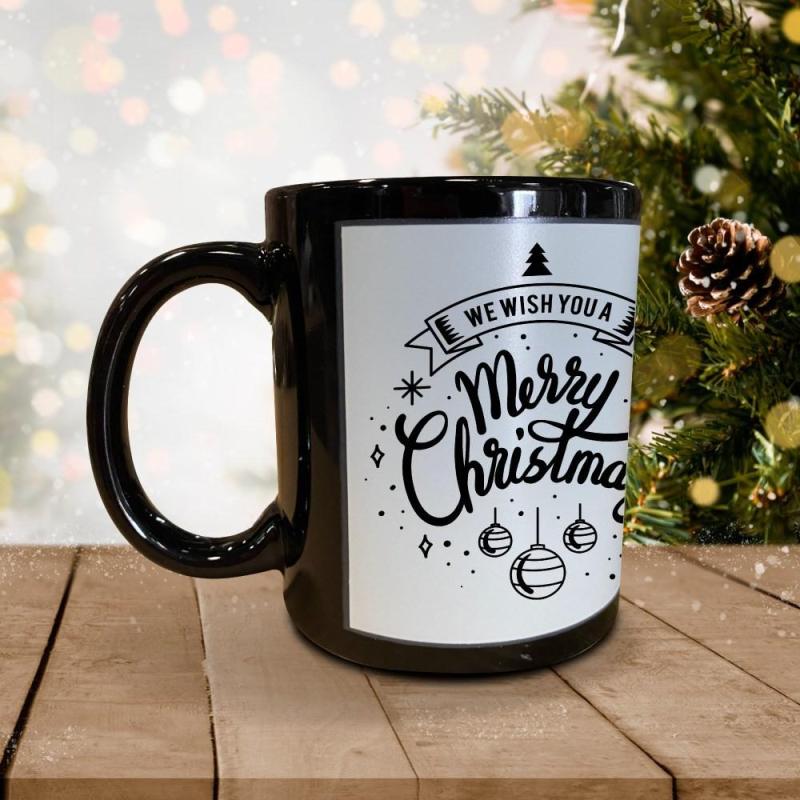 Taza Negra Con Ventana Blanca 11oz Para Sublimar Sublimacion | MercadoLibre