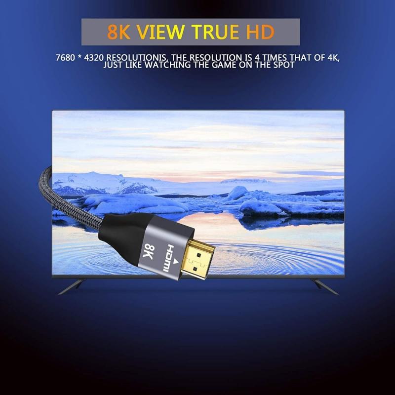 Cable Hdmi 2.1 8k A 60hz 4k A 120hz Ultra Hd 48gbps 2metros