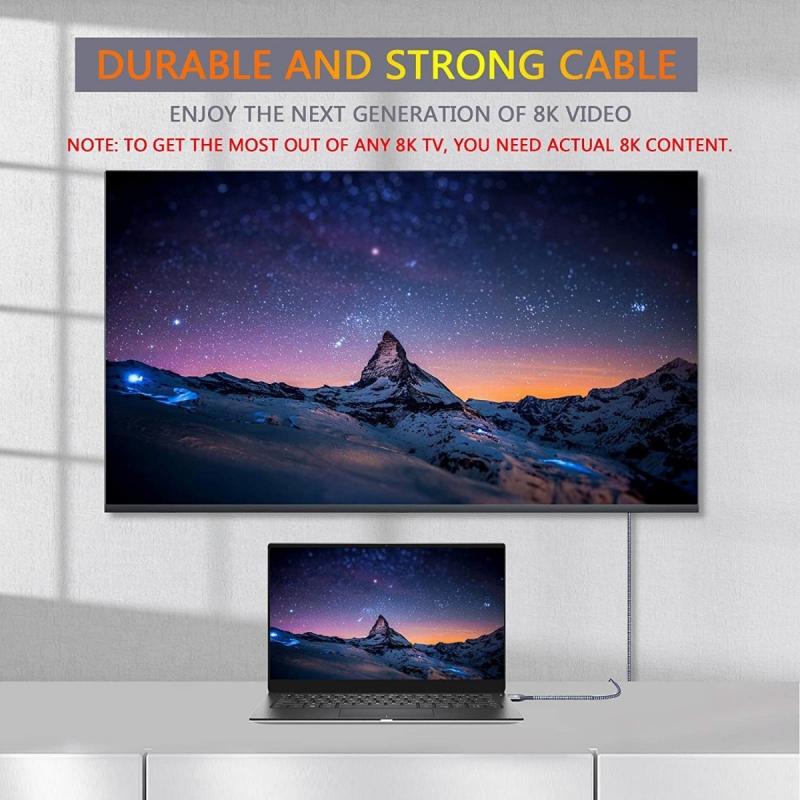 Cable Hdmi 2.1 8k A 60hz 4k A 120hz Ultra Hd 48gbps 2metros