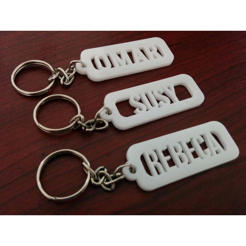 1 Llavero Personalizado Acrilico, Madera Y Mdf