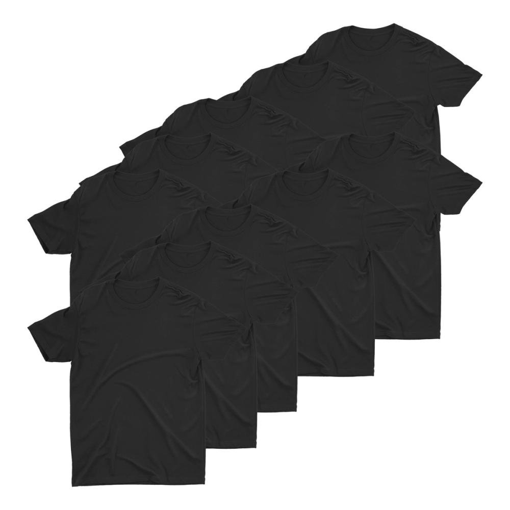 Playeras Mayoreo Lisas Negro Blanca Hombre Caballero 10 Pzas