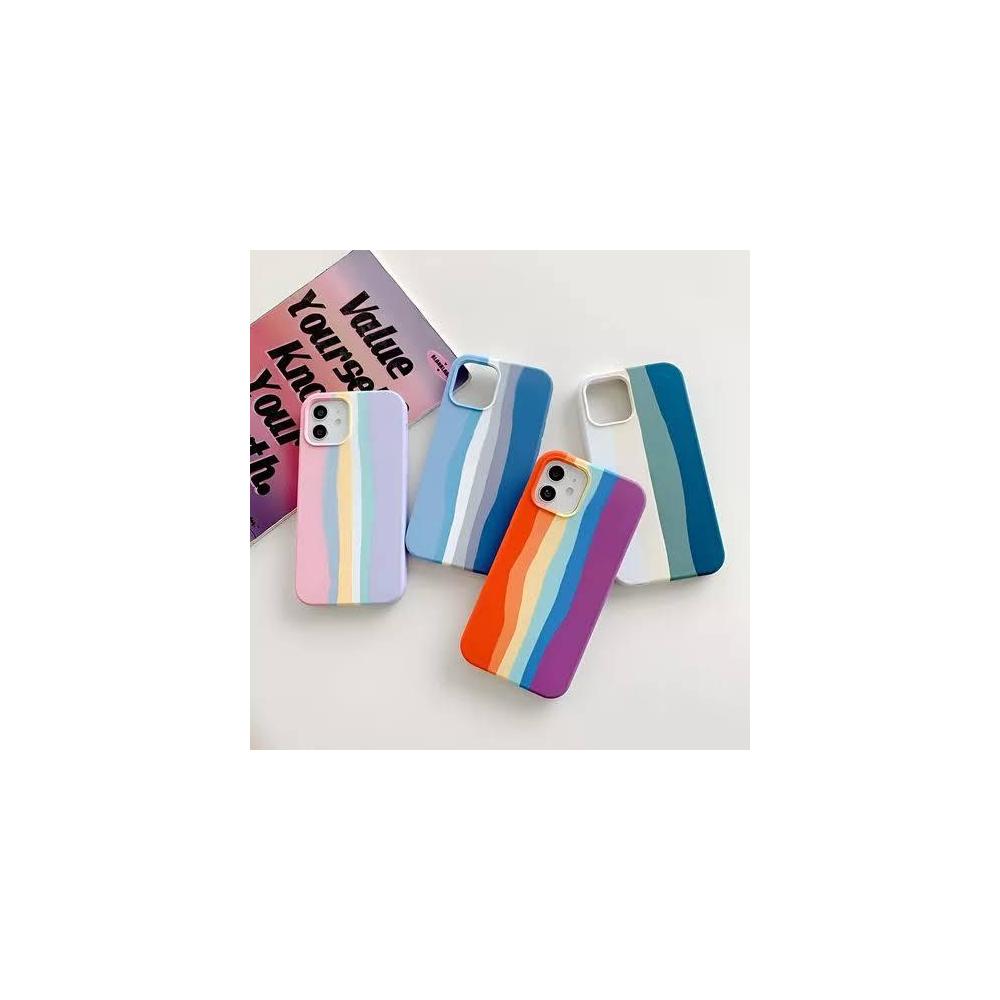 Case Silicon Logo iPhone 7-14 Multicolor