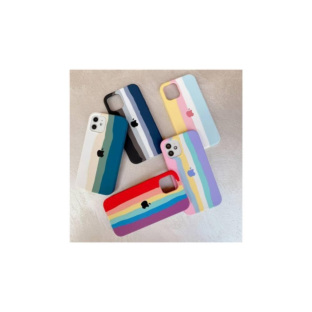 Case Silicon Logo iPhone 7-14 Multicolor