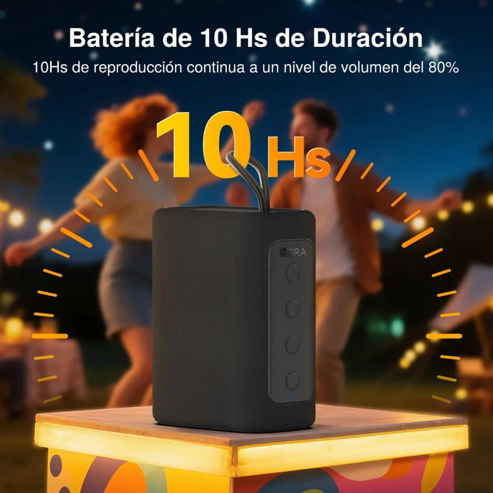 Bocina Bluetooth Portátil 1hora 7w Altavoz Pequeña Sonido Potente Portátil Reproduce Tarjeta Tf Compacta Fácil De Llevar Rojo |