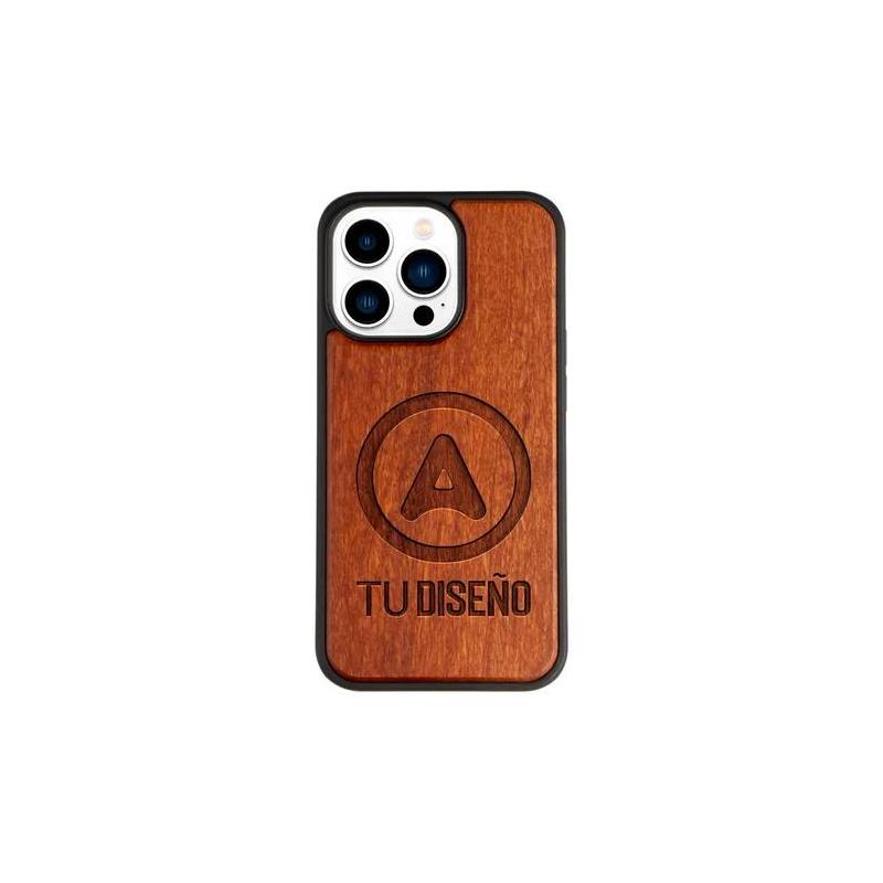 Case iPhone X-16 Series Madera Personalizado Laser