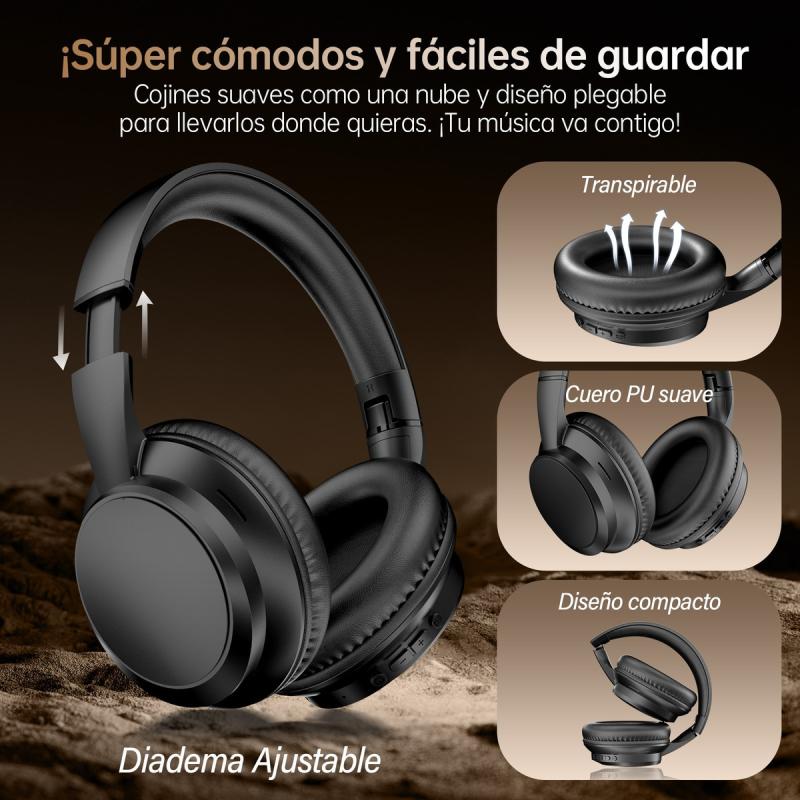 Audifonos Bluetooth Inalambricos Gx-h01 Blanco, Negro Negro