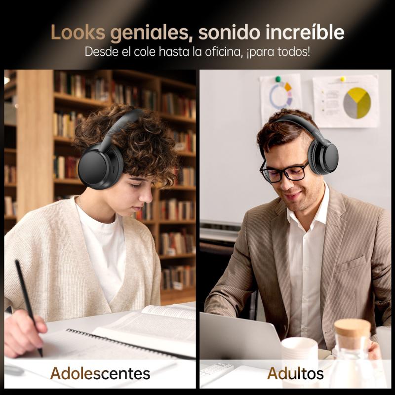 Audifonos Bluetooth Inalambricos Gx-h01 Blanco, Negro Negro