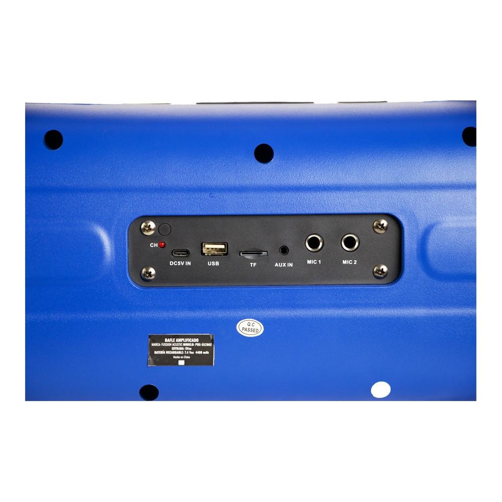 Pbs-5x2002 Bafle Amplificado 2x5 Fussion Acustic Azul