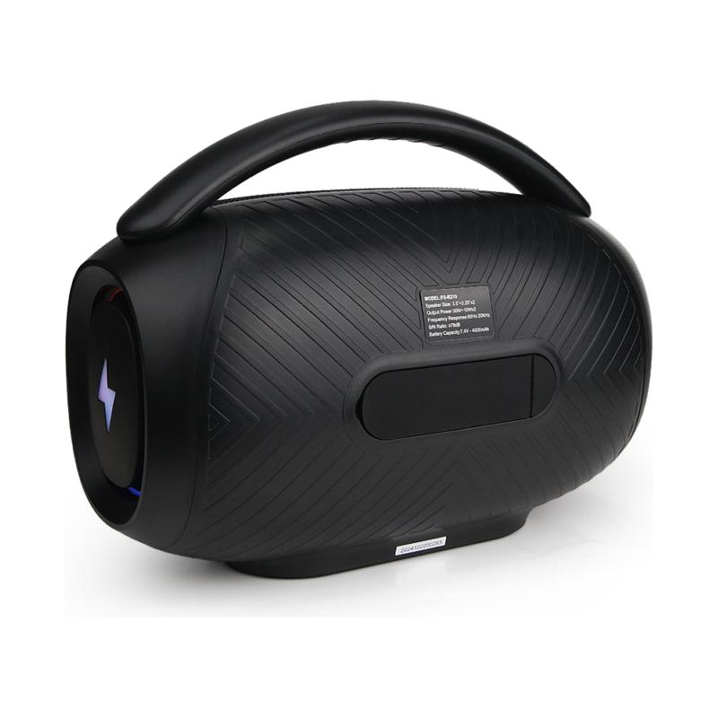 Bocina Fol Fs-r219 Bluetooth Portatil Recargable 50w Azul Azul Acero