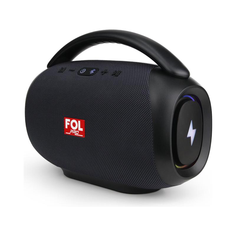 Bocina Fol Fs-r219 Bluetooth Portatil Recargable 50w Azul Azul Acero