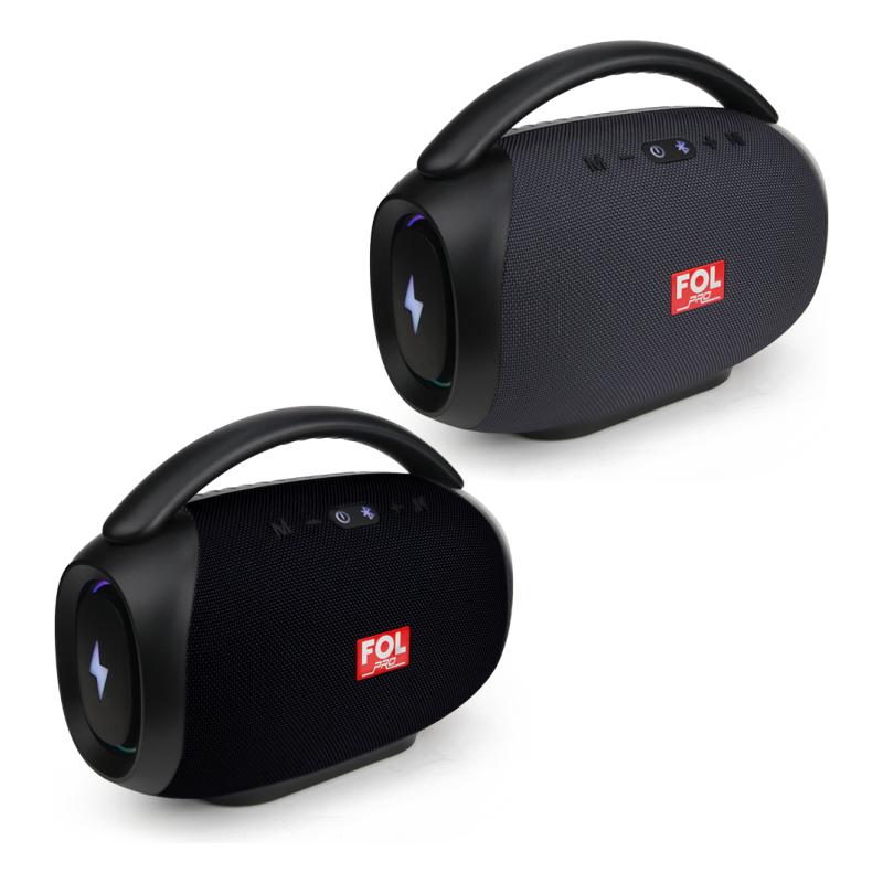 Bocina Fol Fs-r219 Bluetooth Portatil Recargable 50w Azul Azul Acero