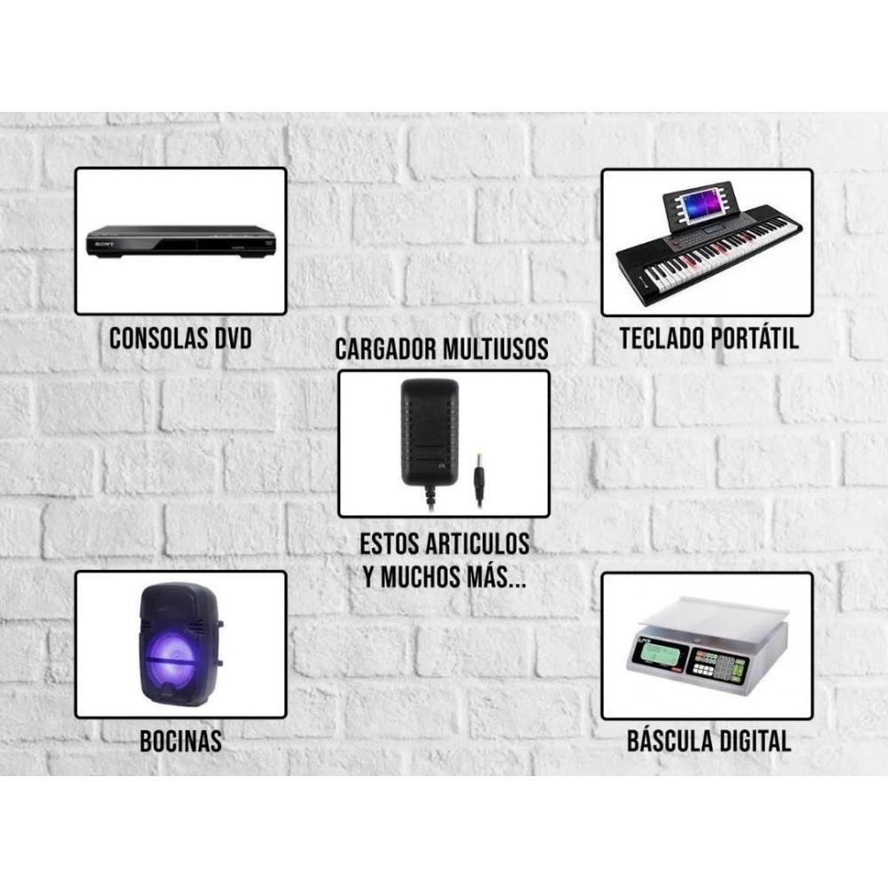 Eliminador Cargador Corriente Adaptador 9v 1a Bocinas 4mm