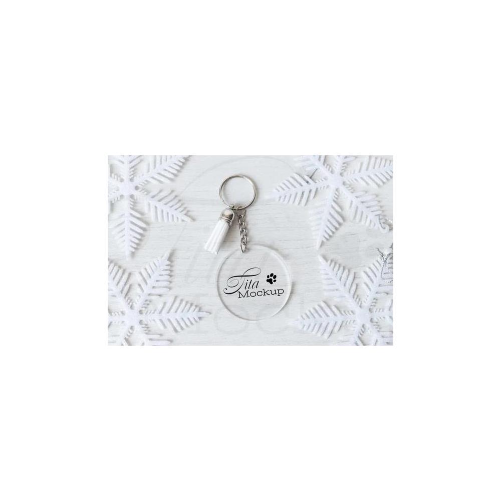 Llavero Acrilico Personalizado Corazon Rectangular Circular
