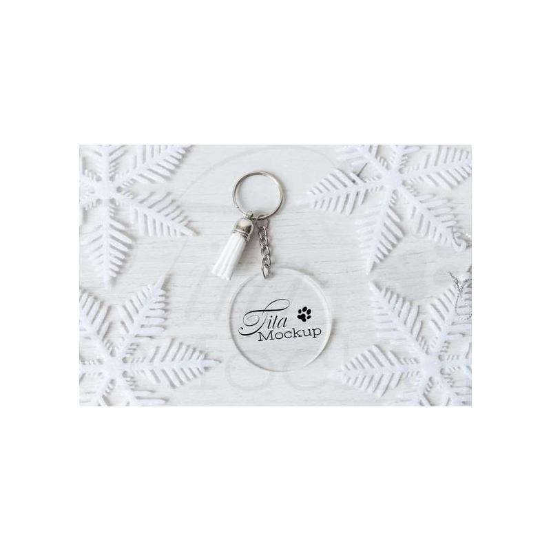 Llavero Acrilico Personalizado Corazon Rectangular Circular