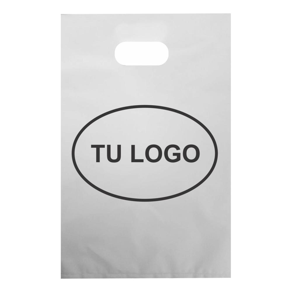100 Bolsas Tipo Boutique Impresas 20 X 30 Cm Sin Fuelle