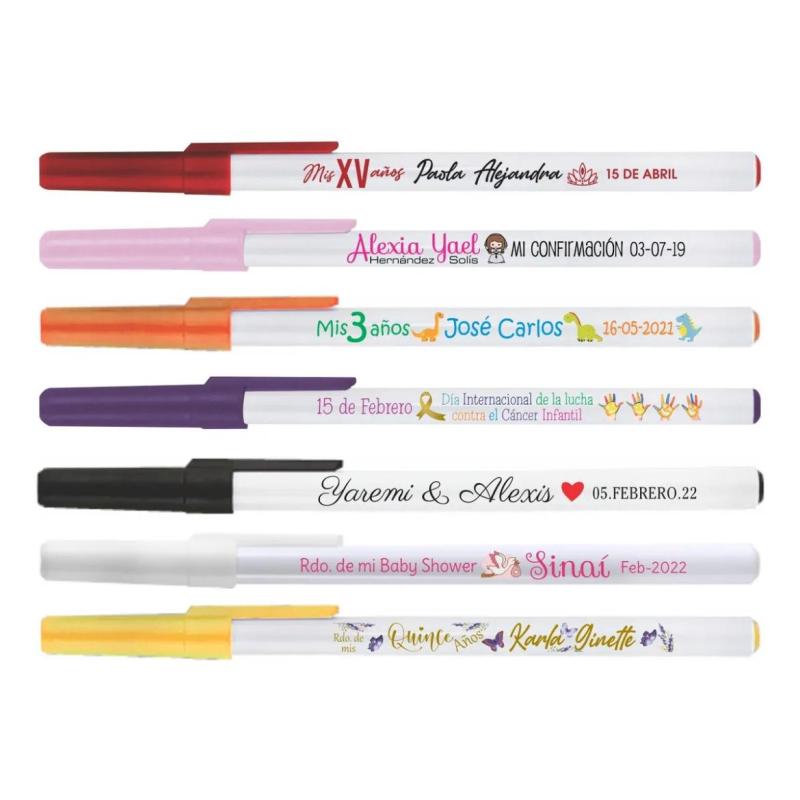 100 Plumas Basic, Boligrafos Publicitarios Economicos Personalizados