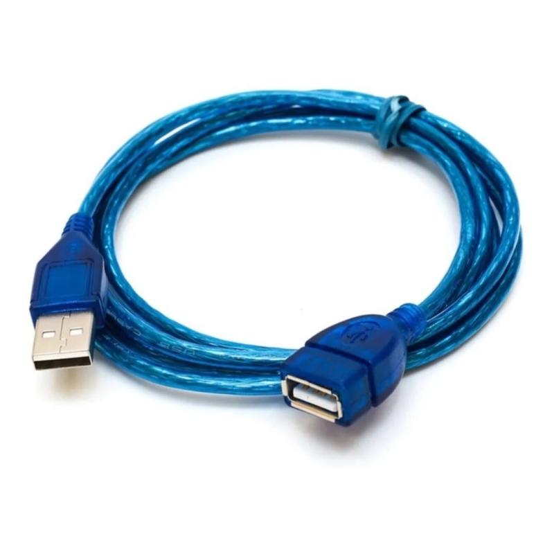 Cable Extension Usb 2.0 Macho Hembra 1.5 Metro Wi.usb Color Azul