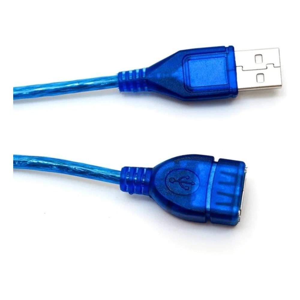 Cable Extension Usb 2.0 Macho Hembra 1.5 Metro Wi.usb Color Azul