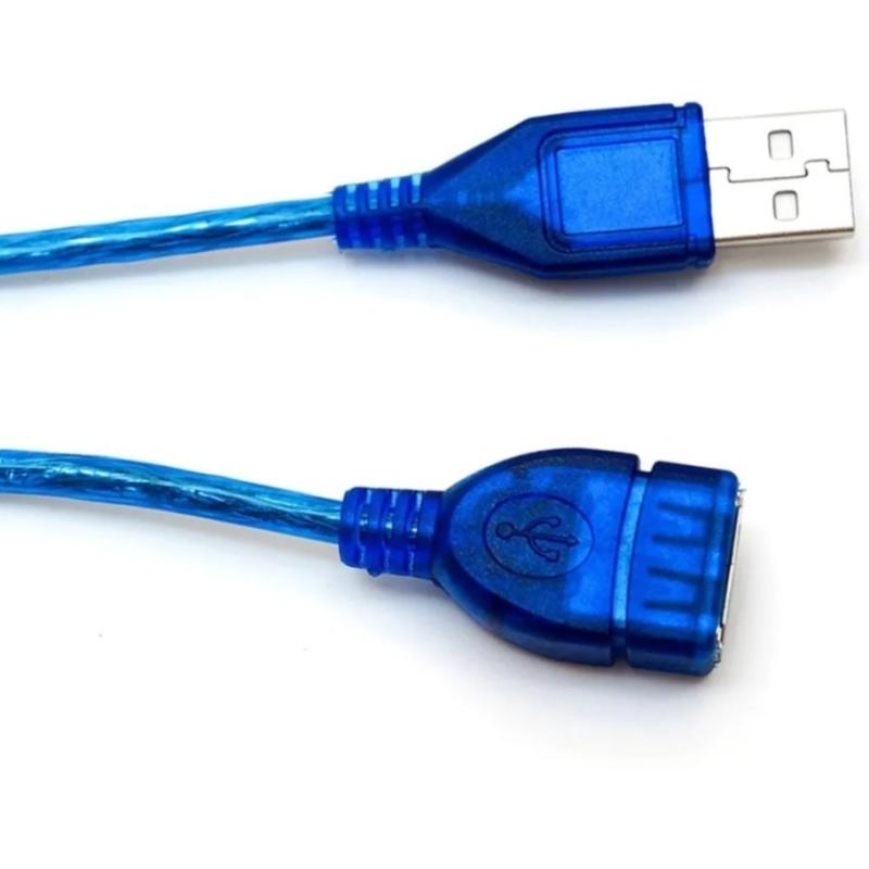 Cable Extension Usb 2.0 Macho Hembra 1.5 Metro Wi.usb Color Azul