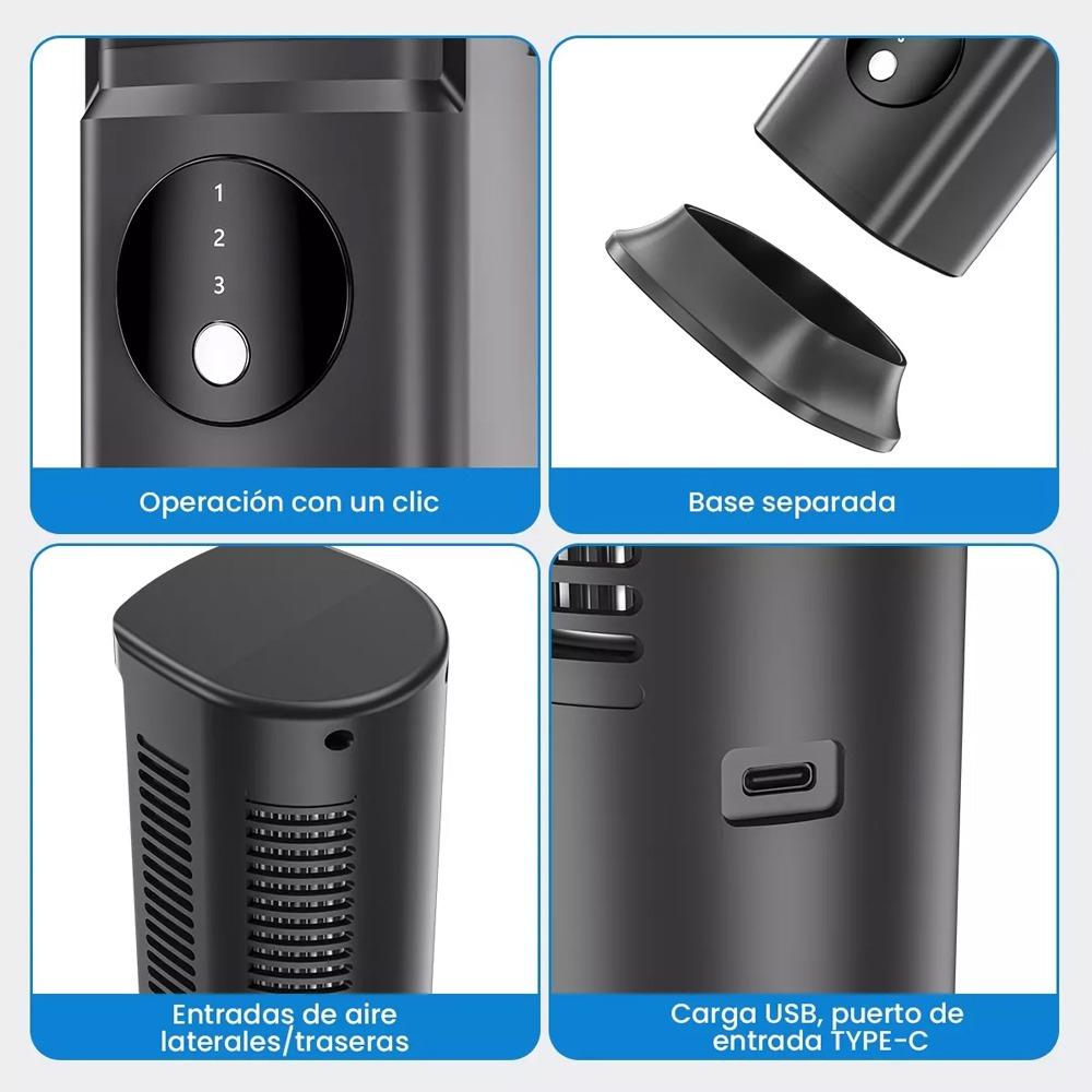 Novaka 2 In 1 Tower Ventilador Silencioso 3 Velocidades