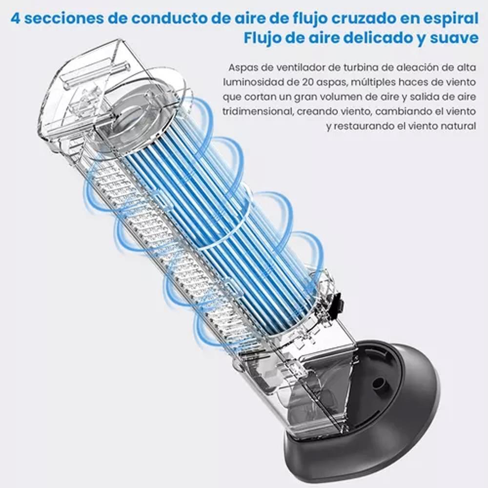 Novaka 2 In 1 Tower Ventilador Silencioso 3 Velocidades
