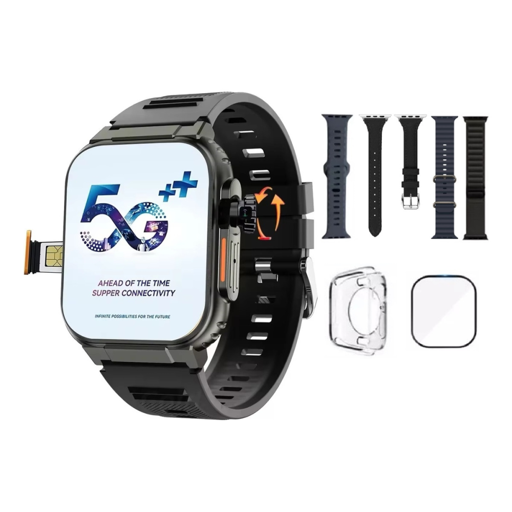 Smartwatch Ultra Ai 3 Red 5g Wifi Camara Internet Sim Androi