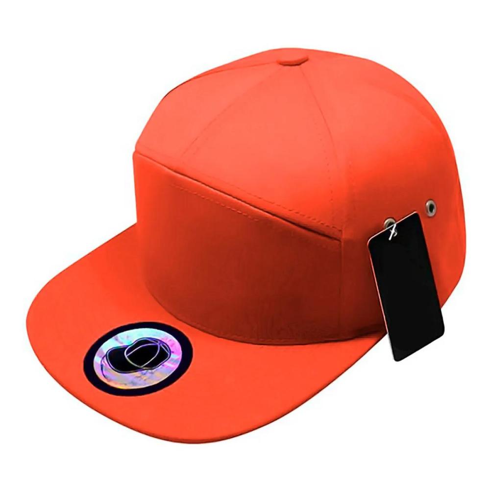 Gorras Plana Lisa Snapback Unitalla 7 Paneles