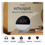 Amazon Echo Spot Bocina Inteligente 2024 Color Blanco