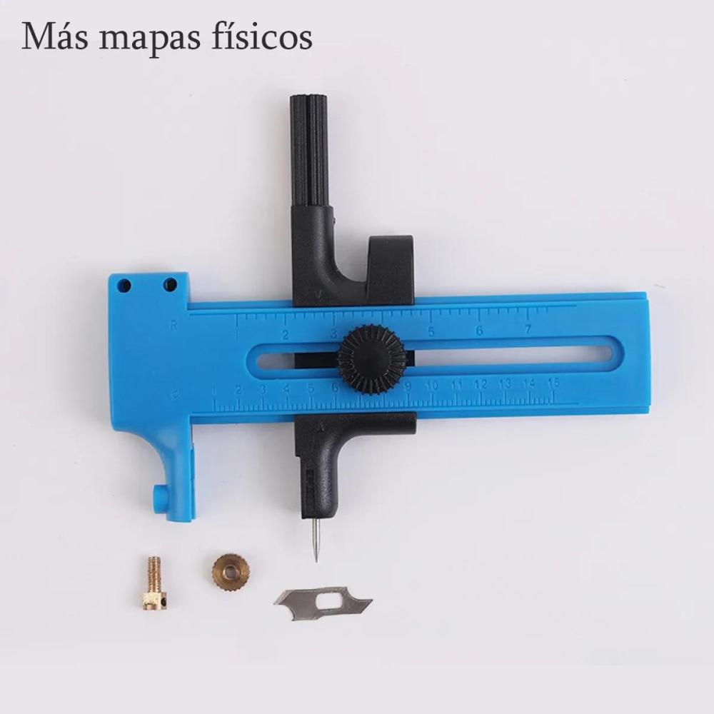 Cutter Circular Compás Para Papel 1-23cm
