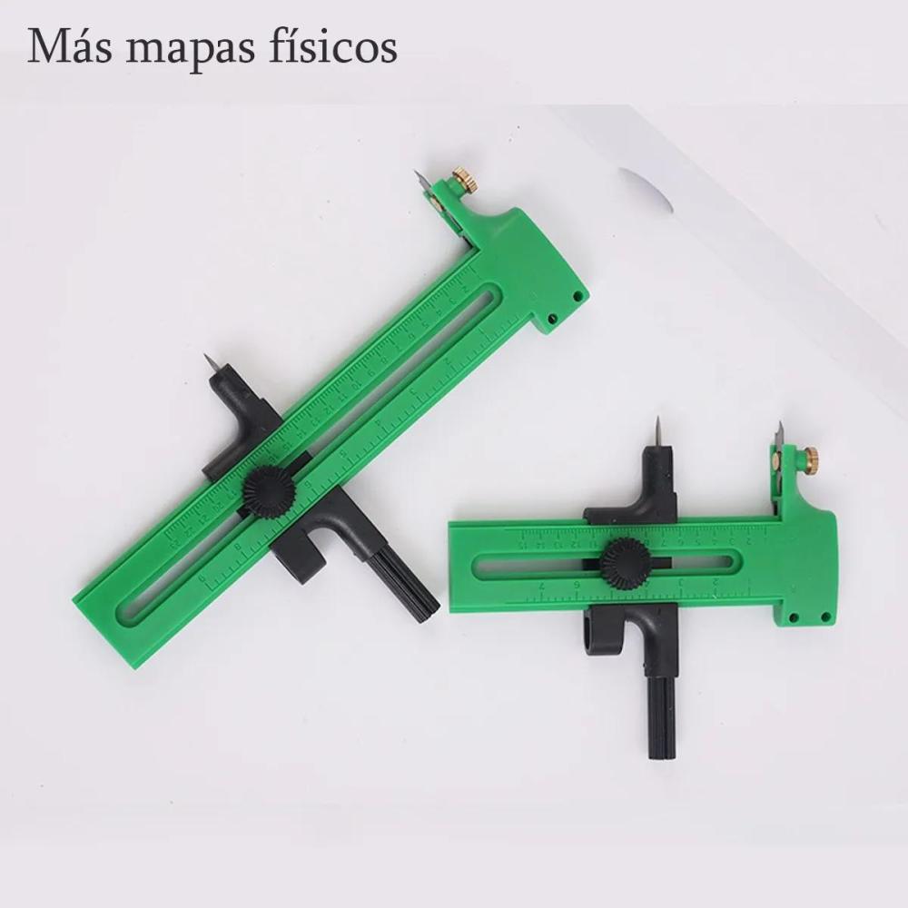 Cutter Circular Compás Para Papel 1-23cm