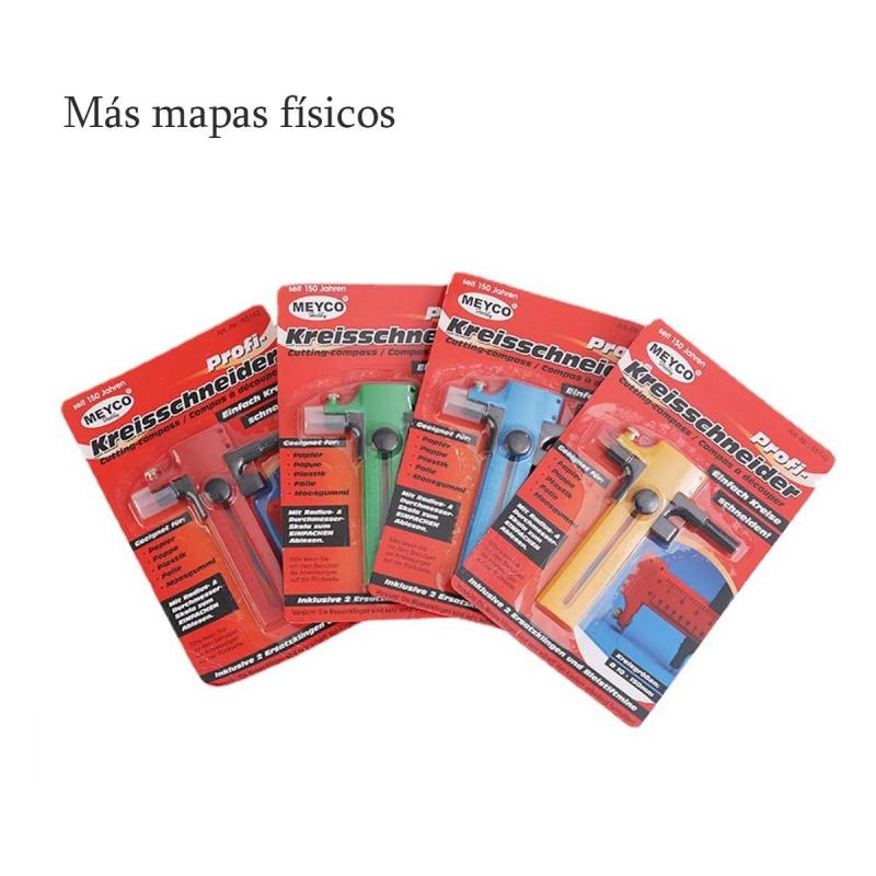 Cutter Circular Compás Para Papel 1-23cm