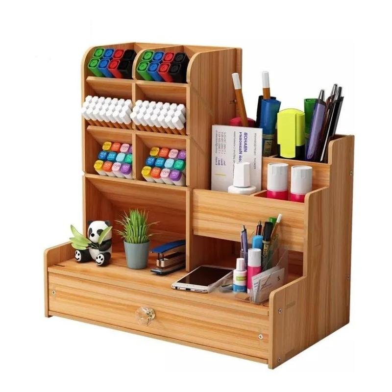 Organizador De Papeleria Escritorio Plumones Oficina Cajon