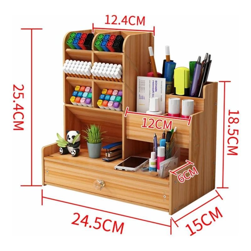 Organizador De Papeleria Escritorio Plumones Oficina Cajon