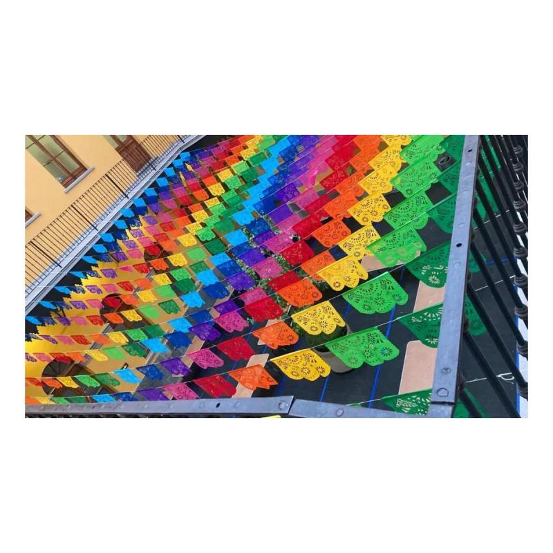 Papel Picado Personalizado Eventos Privados Publicos Patronales etc.