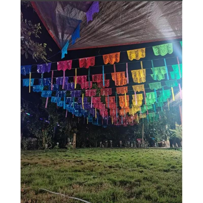 Papel Picado Personalizado Eventos Privados Publicos Patronales etc.