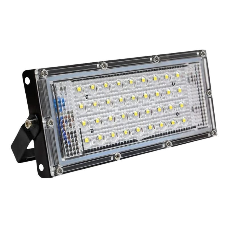 Reflector Led 20w Luminario Iluminación Exterior T1969 Carcasa Negro Luz Blanco frío