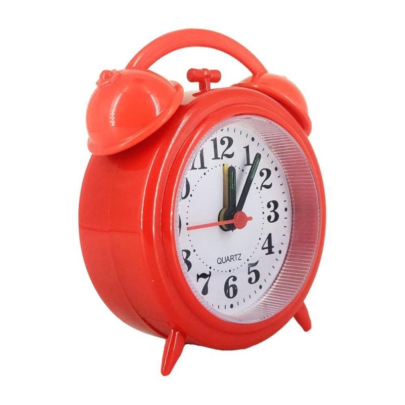 Reloj despertador redondo con manecillas para escritorio, variedad de modelos y colores / alarm clock