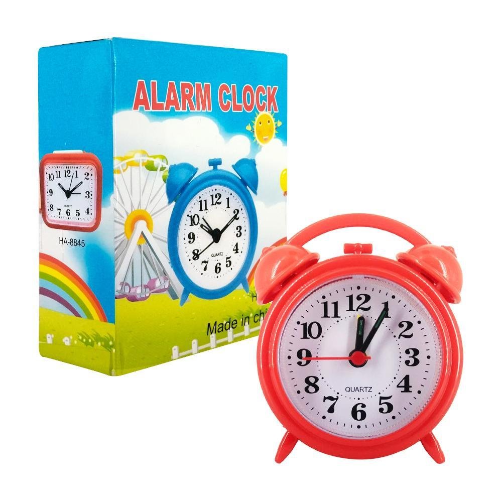 Reloj despertador redondo con manecillas para escritorio, variedad de modelos y colores / alarm clock