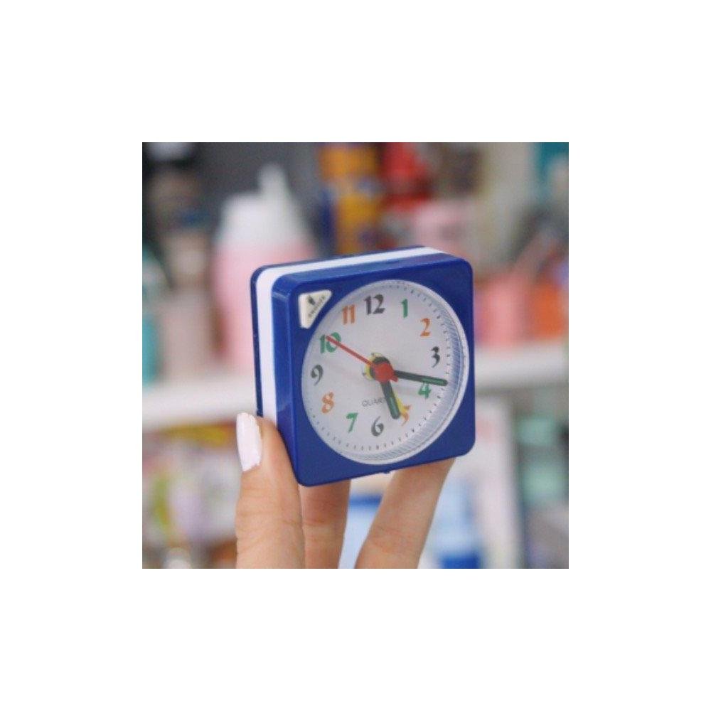 Reloj despertador redondo con manecillas para escritorio, variedad de modelos y colores / alarm clock