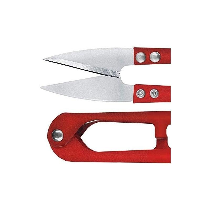 12pz Tijera Deshebradora Metálica Corta Hilo Textil Pinzas Colores