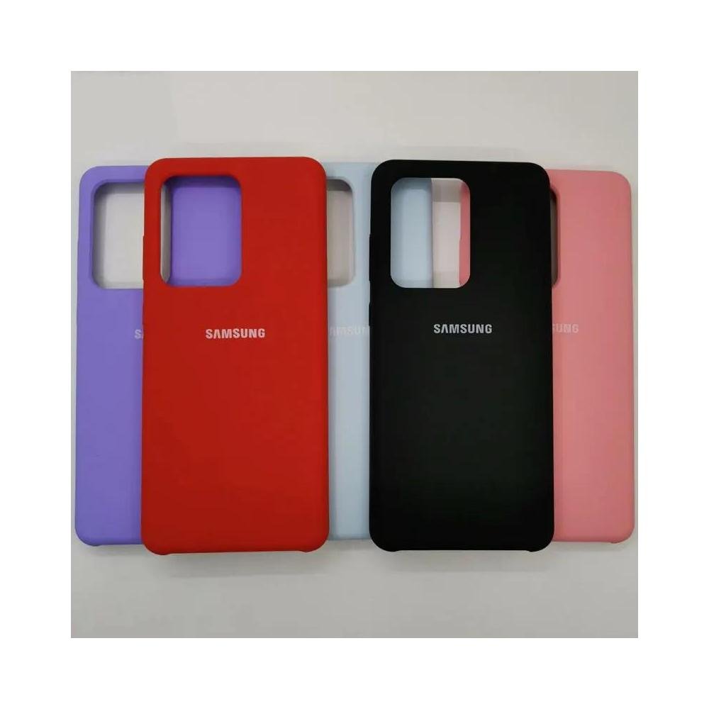Funda protector silicon logo Samsung + mica cristal templado