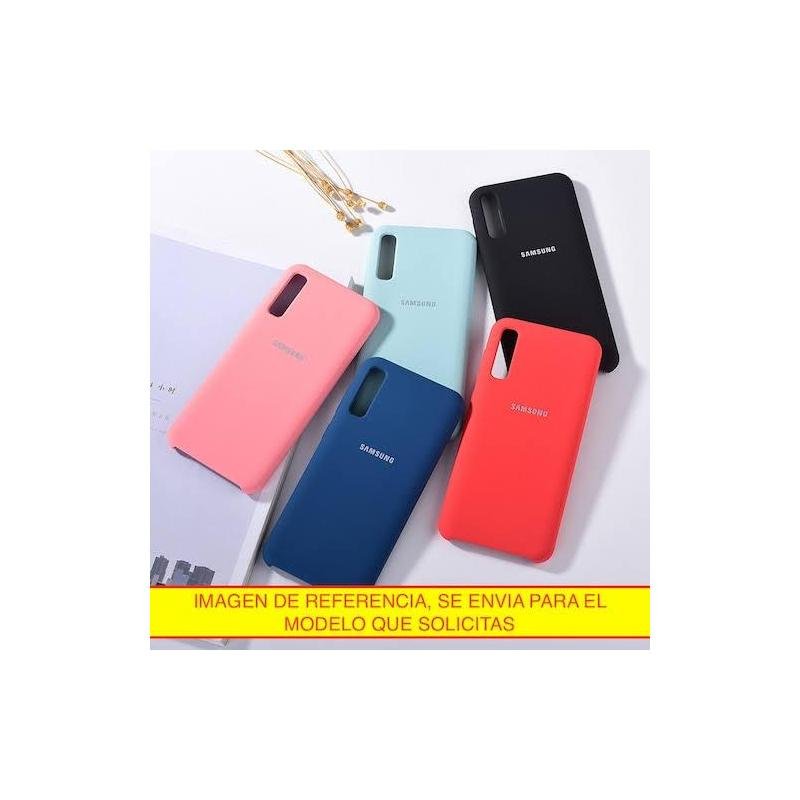 Funda protector silicon logo Samsung + mica cristal templado