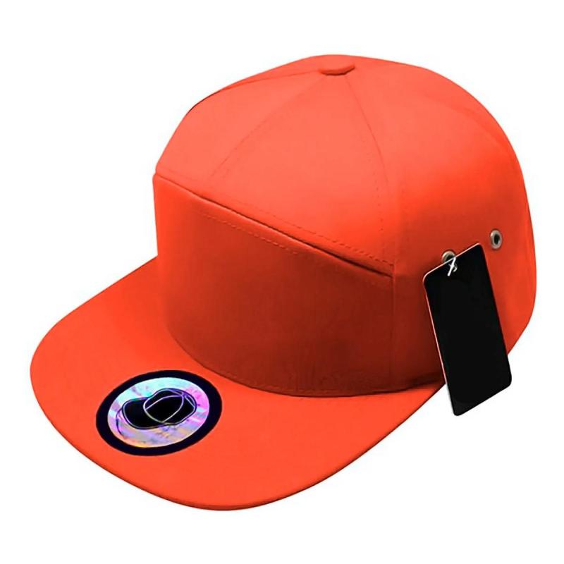 Gorra Plana Lisa Snapback Unitalla 7 Paneles Personalizada