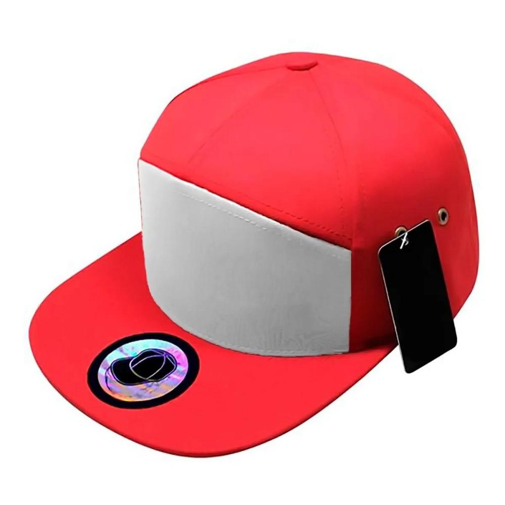 Gorra Plana Lisa Snapback Unitalla 7 Paneles Personalizada