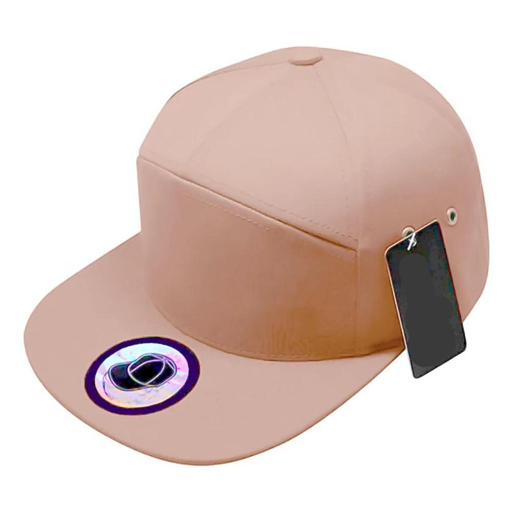 Gorra Plana Lisa Snapback Unitalla 7 Paneles Personalizada
