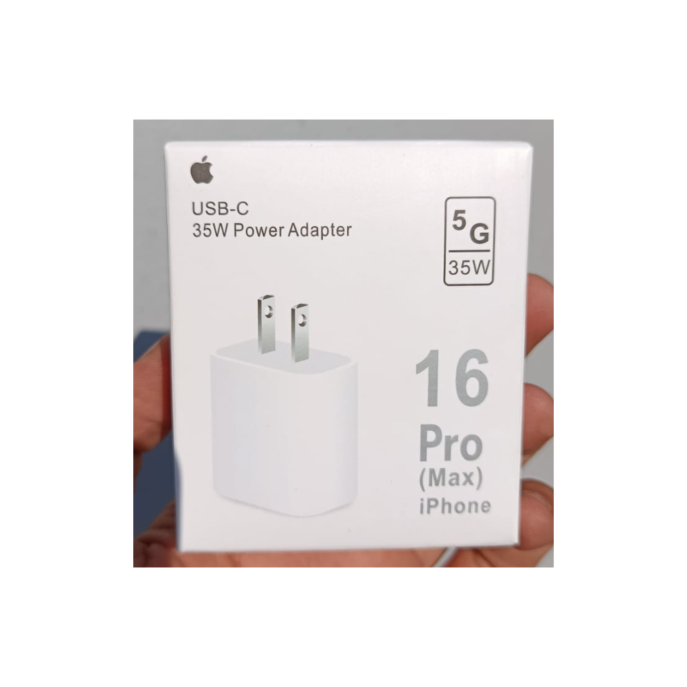 Cubo iPhone 16 Pro Max Tipo C 35W Caja