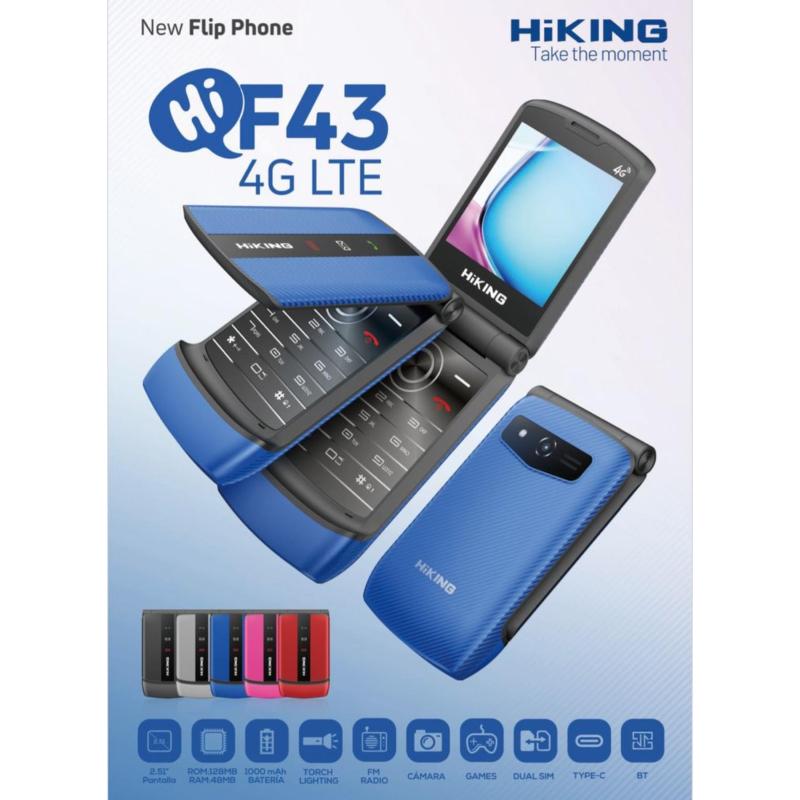 Celular Hiking F43 4G Flip