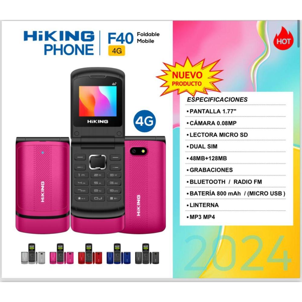 Celular Hiking Phone F40 4G FLIP
